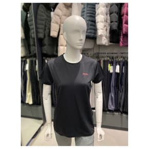 여성 여름 무지 라운드 반팔 코테노티셔츠R 8 1MQTSM4504BK _SG