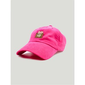 Summer Corduroy Ralph Ball Cap(Pink)