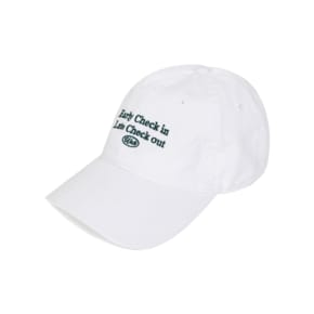 BG284CAP566_Check In Washing Cap_White