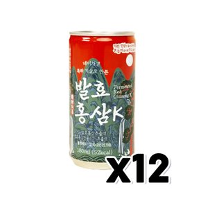 네이처셀 발효홍삼K  건강음료 180ml x 12개