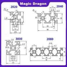 EU 2020 2040 2060 3030 3060 4040 2080 20100 T 슬롯 알루미늄 프로파일 100 200 500 800mm 선형 레일 압