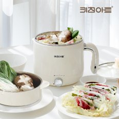 키친아트 2IN1 멀티 쿠커 휴대용 전기찜기 라면포트 1.8L KP-REX1800