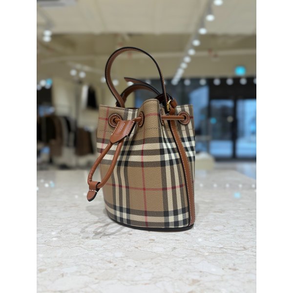 [부산점] 여성 체크 드로스트링 미니 버킷백 8109794