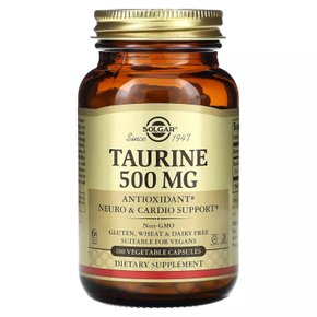 타우린 500 mg 100 베지캡슐 유통기한 보장