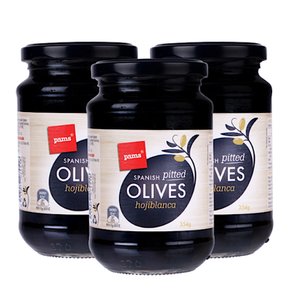 팜스 스페인산 피티드 블랙 올리브 호지블랑카 Pams Spanish Pitted Black Olives 354g 3개