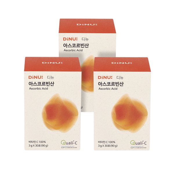 디뉴 대한뉴팜 아스코르빈산 영국산 비타민C 3000mg x 30포 3박스