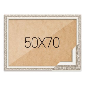 퍼즐액자 50x70 고급형 매트실버 (누니액자)