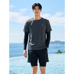 [SET] 남성 루즈핏 반팔 래쉬가드 & 스윔팬츠 / RC104 AC902