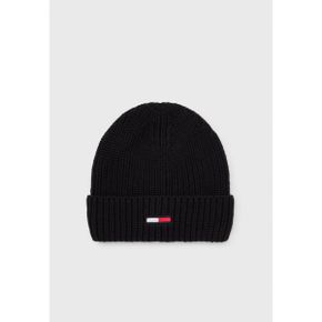 4040420 Tommy Hilfiger BASIC FLAG BEANIE UNI - Beanie black