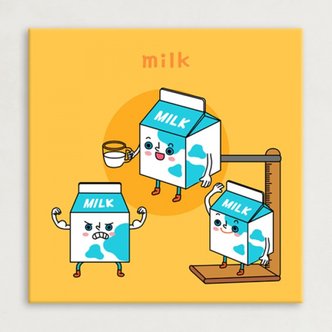 바보사랑 iw574-귀요미음식캐릭터 음료 커피 노프레임