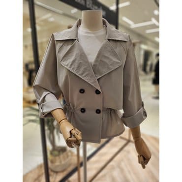 메종블랑쉬 뒷리본숏바바리 M252JBB401D