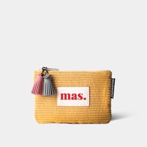 Basic pouch _ 코듀로이 옐로우