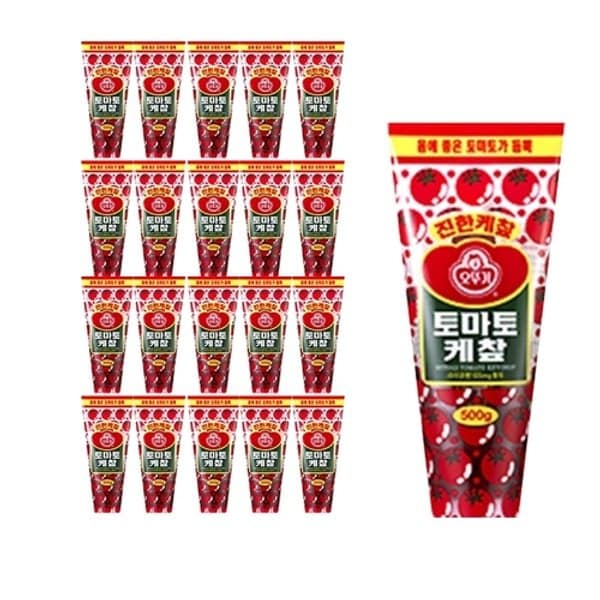 [오뚜기] 토마토 케찹 500g x 20개/1박스 - SSG.COM