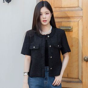 베른 반팔 트위드 자켓_P425724421
