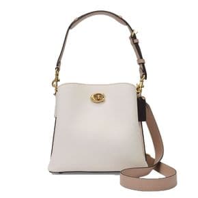 버킷 가방 코치 크림 가죽 Willow Bucket Bag - Coach - Cream - Leather 25821044