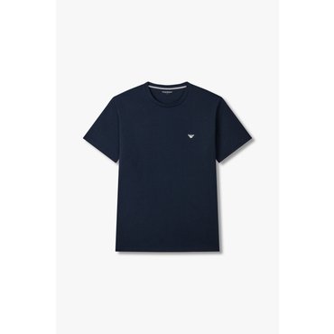EMPORIO ARMANI 남성 미니 이글 로고 라운지 티셔츠  (0815134019)