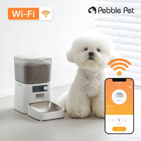 SSG [페블펫] 와이파이(Wi-fi) 앱연동 강아지 고양이 스마트 자동급식기 IPF-W100