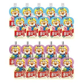 홍삼쏙쏙 배도라지 100ml x 10개 + 포도블루베리 100ml x 10개