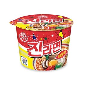 진라면 매운맛 용기 12개입/컵라면