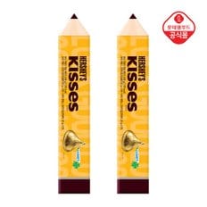 롯데제과 허쉬 키세스 펜슬 케이스 208G(밀크52gx2+아몬드 52gx2) x 2개