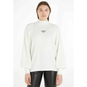 5163348 Tommy Hilfiger TJW RLX TURTLENECK LOFTY - Jumper weiss