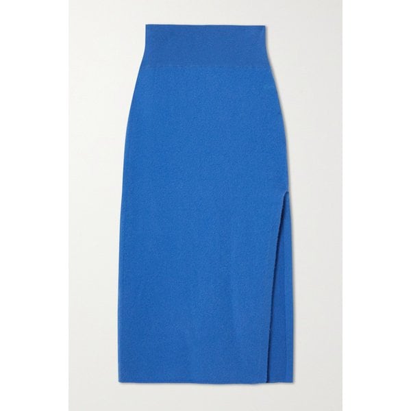 Cashmere-blend Midi Skirt 블루 34344356236613823