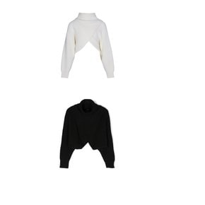 [AW22 MSGM] MAGLIONE CORTO GIRL MS029161 2COLORS