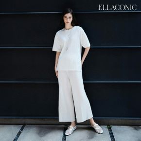 [런칭가 89,000원→2만원 ↓] 엘라코닉 썸머 코튼 플리츠 팬츠 (26SS)