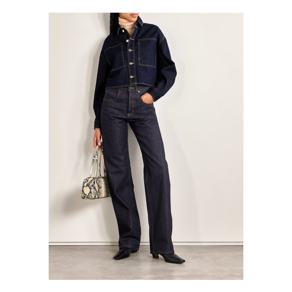 보비 크롭 데님 재킷 다크 인디고 1647597355028599