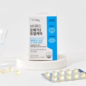 [에치와이] 브이푸드 오메가3 듀얼케어 rTG형(610mg X 60캡슐) (+쇼핑백)