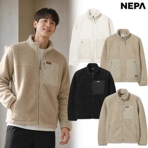 남성여성 간절기 데일리 필수템 부클 플리스 뽀글이자켓 7L76160,7L86160