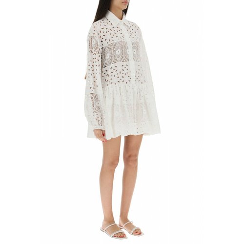 여성 broderie anglaise 블라우스 원피스 PR5100S RD097 1033 /5