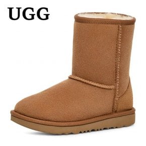 [어그] UGG 키즈 여성 클래식 II 체스트넛 1017703K-CHE