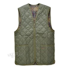 NA 퀼트 베스트 MLI0001GN92 BARBOUR QUILTED WAISTCOAT ZIP-IN LINER