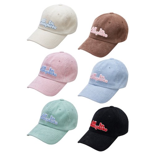 [단독] Fluffy Moon Corduroy Ball Cap (6 colors)