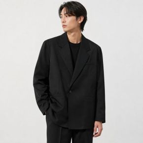 Pointe 오버핏 셋업 원버튼 자켓 IQJAA25751BKX