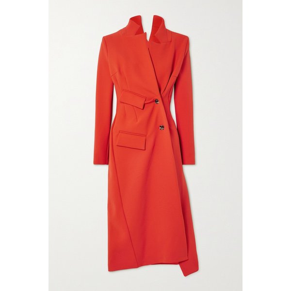 비대칭 스트레치 트윌 코트 레드 1647597316051144