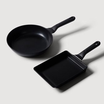 JAJU 인덕션 겸용 프라이팬 사각팬 세트_26+18cm J71N901053700