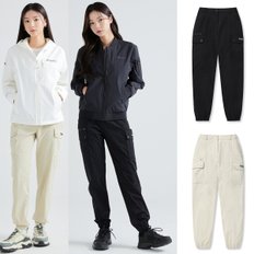 [24S/S] 디스커버리 DWPT32041 여성 테이퍼드 카고조거팬츠 데일리 여자 하의 조거 바지