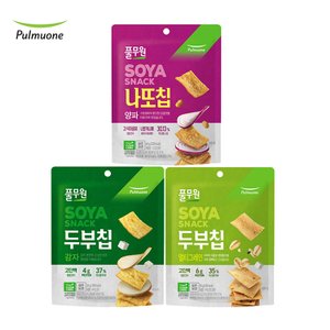 풀무원 나또칩 1종+두부칩2종 총 9봉(375g)