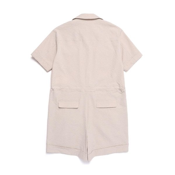 [여주점] N252WOP490 여성 시어서커 롬퍼 원피스 OAK BEIGE