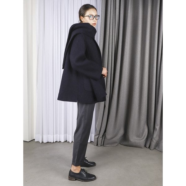 LOFT NAVY HANDMADE COAT