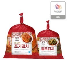 (m)[종가] 아삭한포기김치 4.8kg + 열무 1.5kg