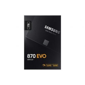 Samsung (삼성) 870 EVO 1TB SATA 2.5 인치 내장형 솔리드 스테이트 드라이브 (SSD) (MZ-77E1T0)