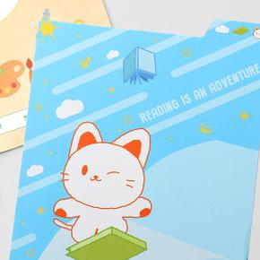 [북프렌즈] 또박또박 인덱스 책받침 : 모험냥이