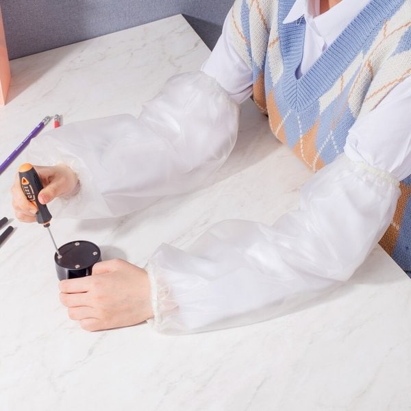 작업용 롱 방수 팔토시(투명) 주방 식당팔토시