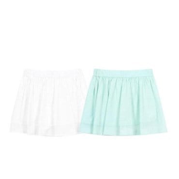 네파키즈 25SS  KL41801 플리츠 랩스커트