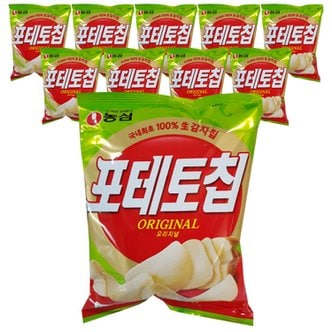 농심 포테토칩 오리지널 60g 10입