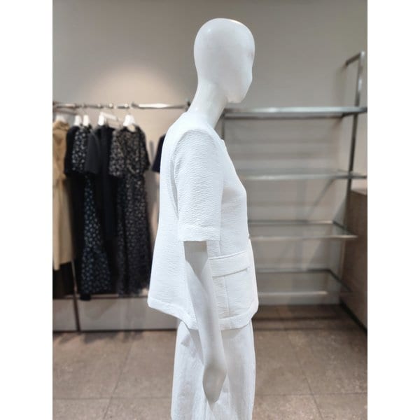 [여주점] [나이스클랍]라운드넥 중기장 트위드 자켓 A262PWJ305