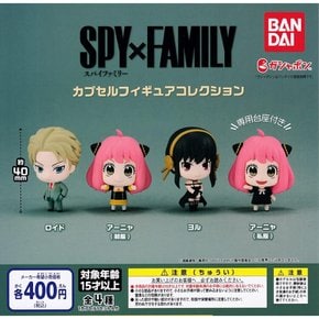 반다이 SPY x FAMILY 캡슐 피규어 컬렉션 4개 전체 구성품 가샤폰 장난감 세트